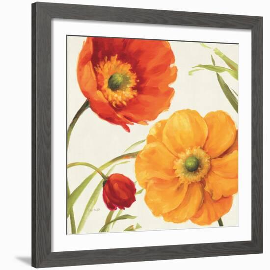 Poppies Melody II-Lisa Audit-Framed Giclee Print