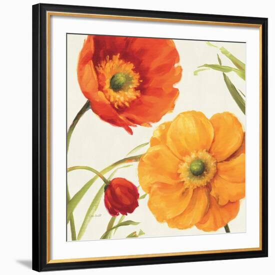 Poppies Melody II-Lisa Audit-Framed Giclee Print