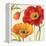 Poppies Melody III-Lisa Audit-Framed Stretched Canvas