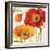 Poppies Melody III-Lisa Audit-Framed Art Print