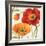 Poppies Melody III-Lisa Audit-Framed Art Print