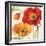 Poppies Melody III-Lisa Audit-Framed Art Print