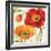 Poppies Melody III-Lisa Audit-Framed Art Print