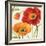 Poppies Melody III-Lisa Audit-Framed Art Print