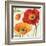 Poppies Melody III-Lisa Audit-Framed Art Print