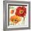 Poppies Melody III-Lisa Audit-Framed Art Print