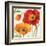 Poppies Melody III-Lisa Audit-Framed Art Print