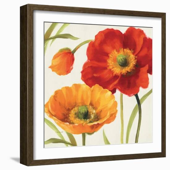 Poppies Melody III-Lisa Audit-Framed Premium Giclee Print