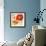 Poppies Melody III-Lisa Audit-Framed Premium Giclee Print displayed on a wall