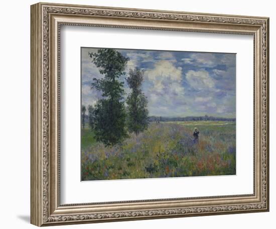 Poppies (Near Argenteuil) 1873-Claude Monet-Framed Giclee Print