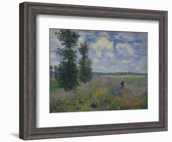 Poppies (Near Argenteuil) 1873-Claude Monet-Framed Giclee Print