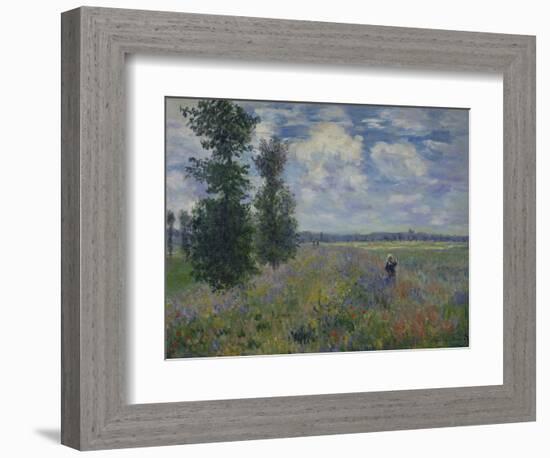 Poppies (Near Argenteuil) 1873-Claude Monet-Framed Giclee Print