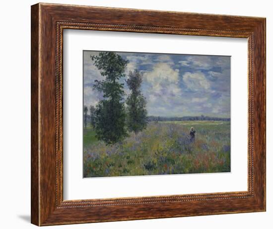 Poppies (Near Argenteuil) 1873-Claude Monet-Framed Giclee Print