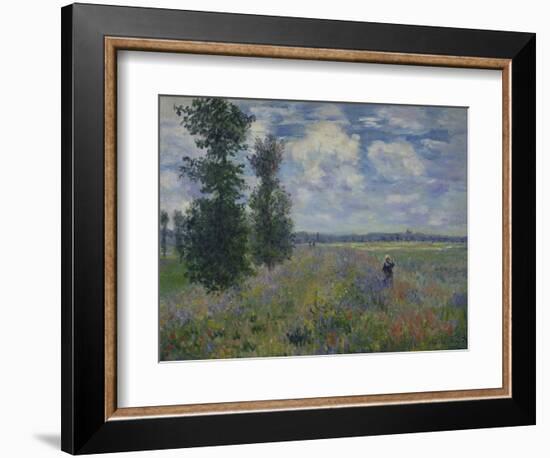 Poppies (Near Argenteuil) 1873-Claude Monet-Framed Giclee Print