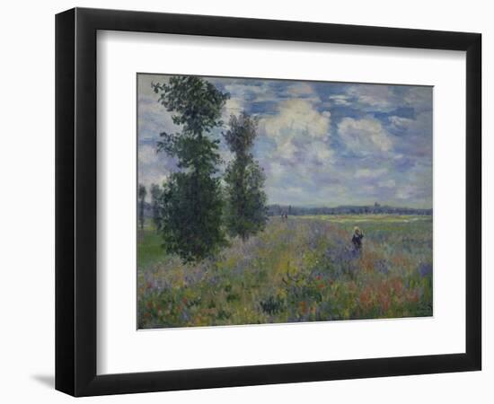 Poppies (Near Argenteuil) 1873-Claude Monet-Framed Giclee Print