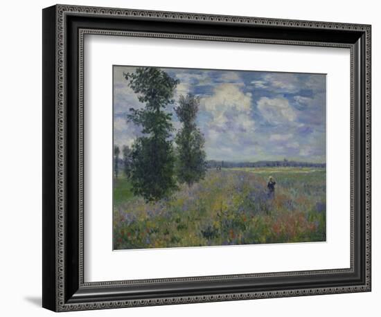 Poppies (Near Argenteuil) 1873-Claude Monet-Framed Giclee Print