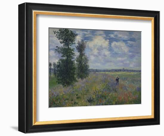 Poppies (Near Argenteuil) 1873-Claude Monet-Framed Giclee Print