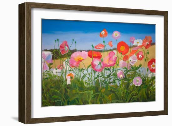 Poppies (Oil on Board)-William Ireland-Framed Giclee Print