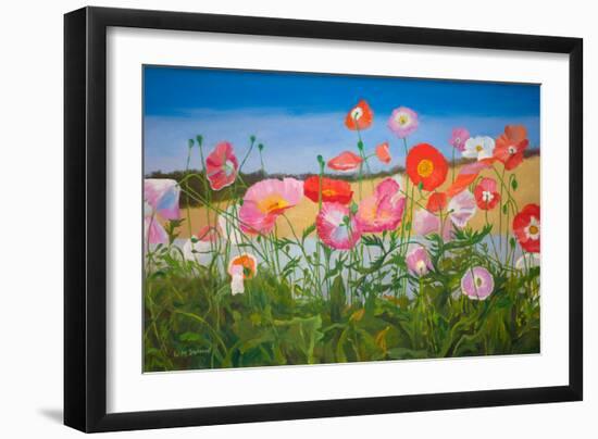 Poppies (Oil on Board)-William Ireland-Framed Giclee Print