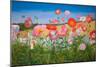 Poppies (Oil on Board)-William Ireland-Mounted Giclee Print