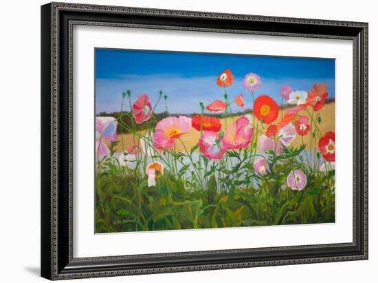 Poppies (Oil on Board)-William Ireland-Framed Giclee Print