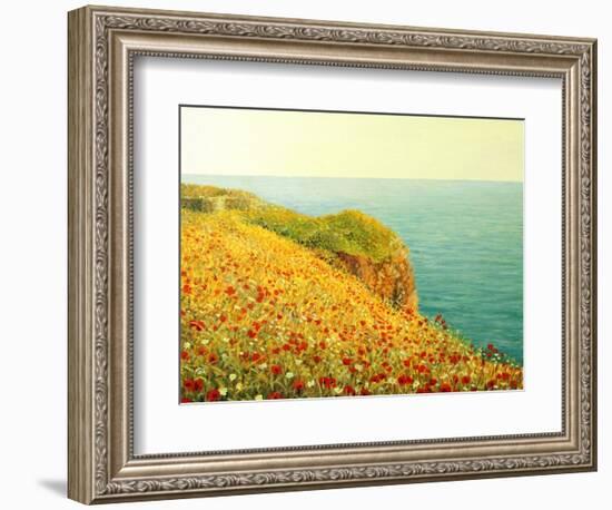 Poppies On Kaliakra-kirilstanchev-Framed Art Print