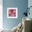 Poppies pattern- light-Carissa Luminess-Framed Giclee Print displayed on a wall