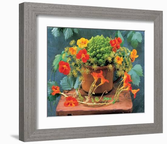 Poppies Still Life-null-Framed Art Print