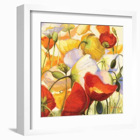 Poppies Up Close-Shirley Novak-Framed Art Print