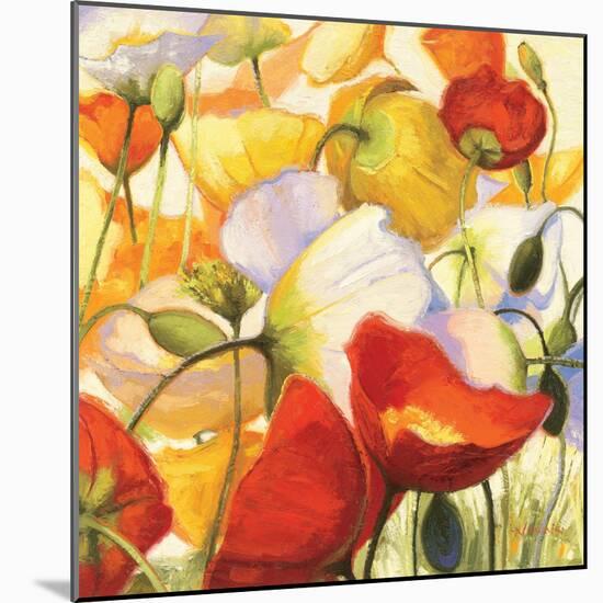Poppies Up Close-Shirley Novak-Mounted Art Print