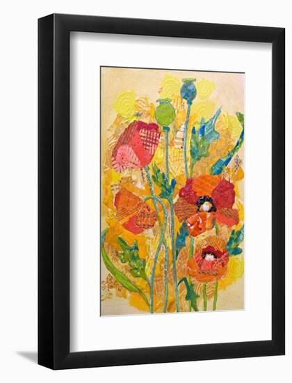 Poppies-null-Framed Art Print