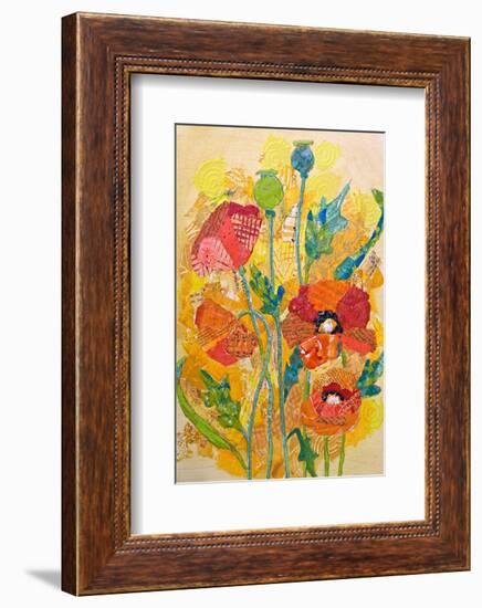 Poppies-null-Framed Art Print