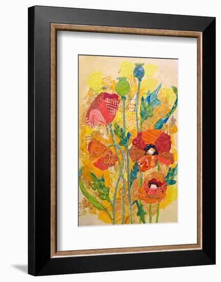 Poppies-null-Framed Art Print