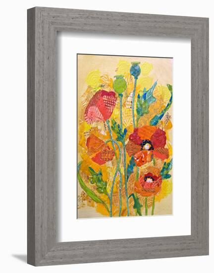 Poppies-null-Framed Art Print