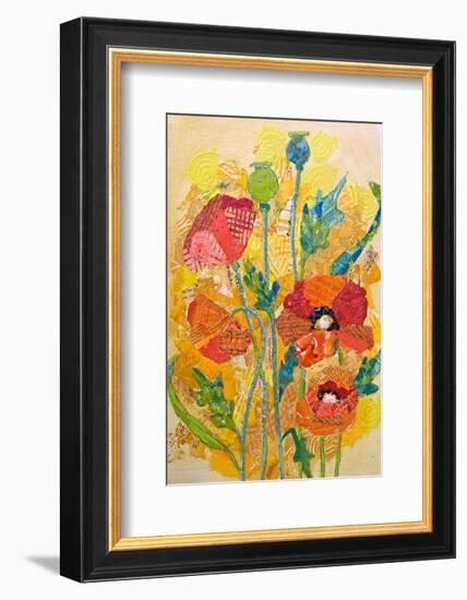 Poppies-null-Framed Art Print