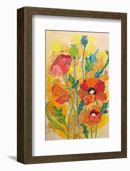 Poppies-null-Framed Art Print