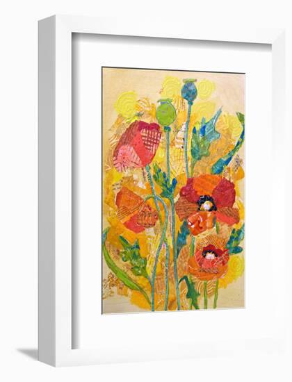 Poppies-null-Framed Art Print