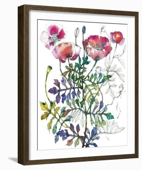 Poppies-Sofia Perina-Miller-Framed Giclee Print