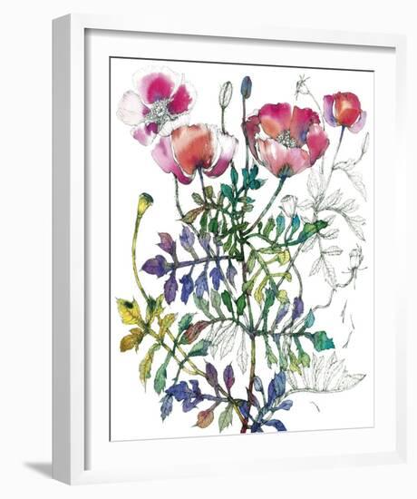 Poppies-Sofia Perina-Miller-Framed Giclee Print