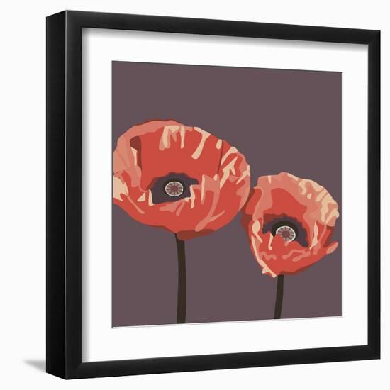 Poppies-Emily Burrowes-Framed Giclee Print