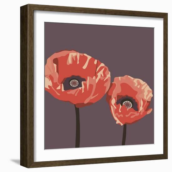 Poppies-Emily Burrowes-Framed Giclee Print