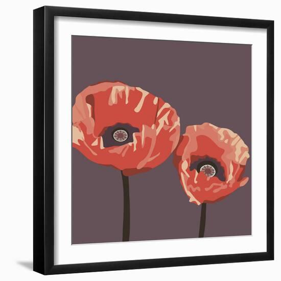 Poppies-Emily Burrowes-Framed Giclee Print