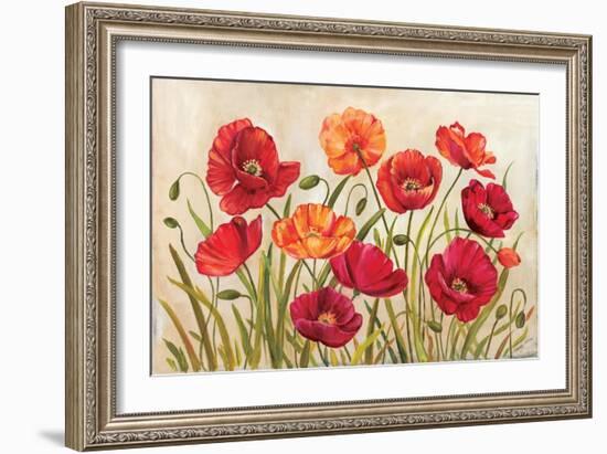 Poppies-Kimberly Poloson-Framed Art Print