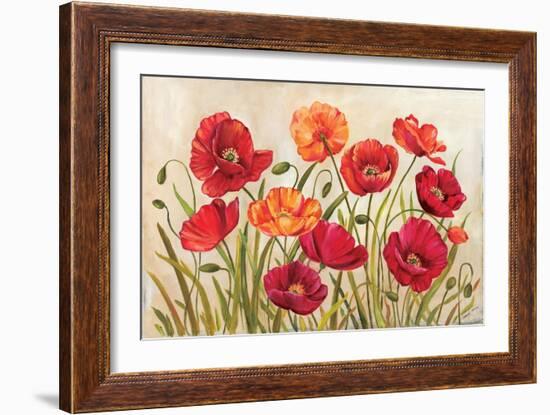 Poppies-Kimberly Poloson-Framed Art Print