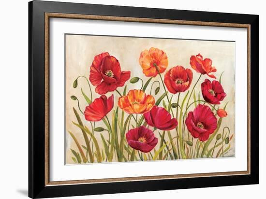 Poppies-Kimberly Poloson-Framed Art Print