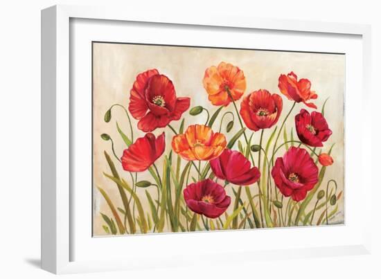 Poppies-Kimberly Poloson-Framed Art Print