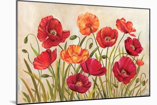 Poppies-Kimberly Poloson-Mounted Art Print