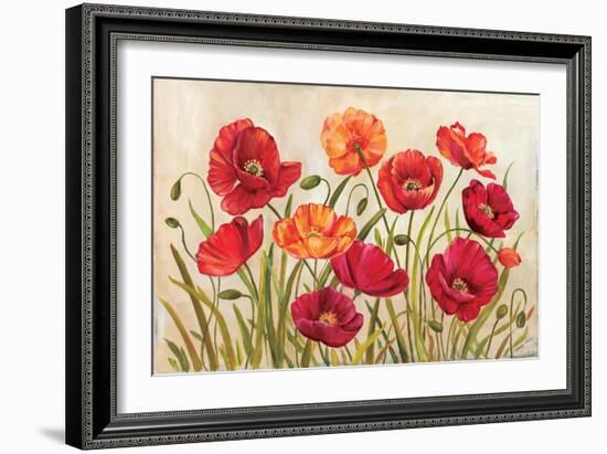 Poppies-Kimberly Poloson-Framed Art Print