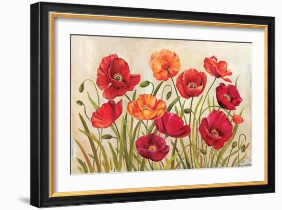 Poppies-Kimberly Poloson-Framed Art Print