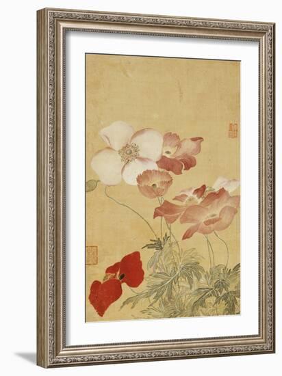 Poppies-Yun Shouping-Framed Giclee Print